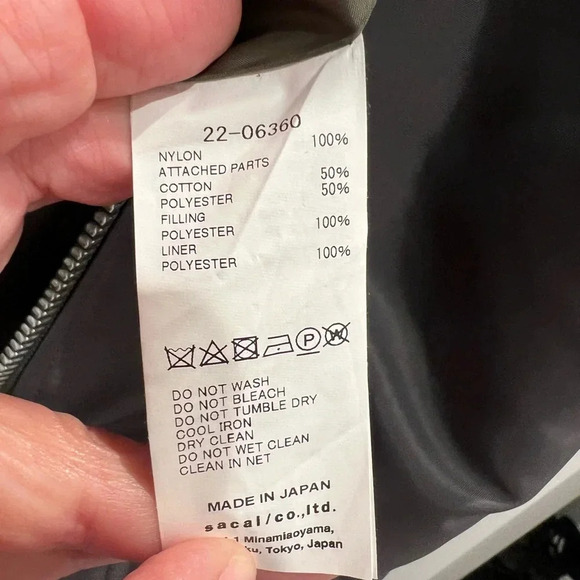 Sacai Jacket excellent condition - Picture 8 of 14